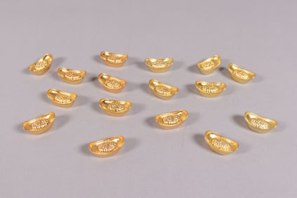 Lots Chinese ingots ungraded