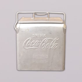 A rare vintage Coca Cola cooler
