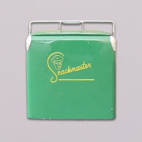 A rare Snackmaster cooler
