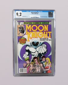 Marvel comic Moon Knight 1st CGC