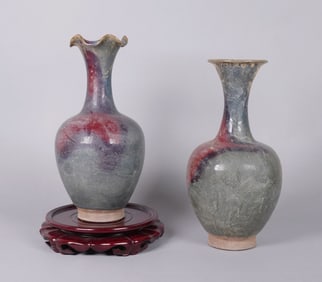 Lots Chinese purple vase