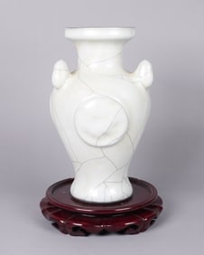 Chinese white glaze vase