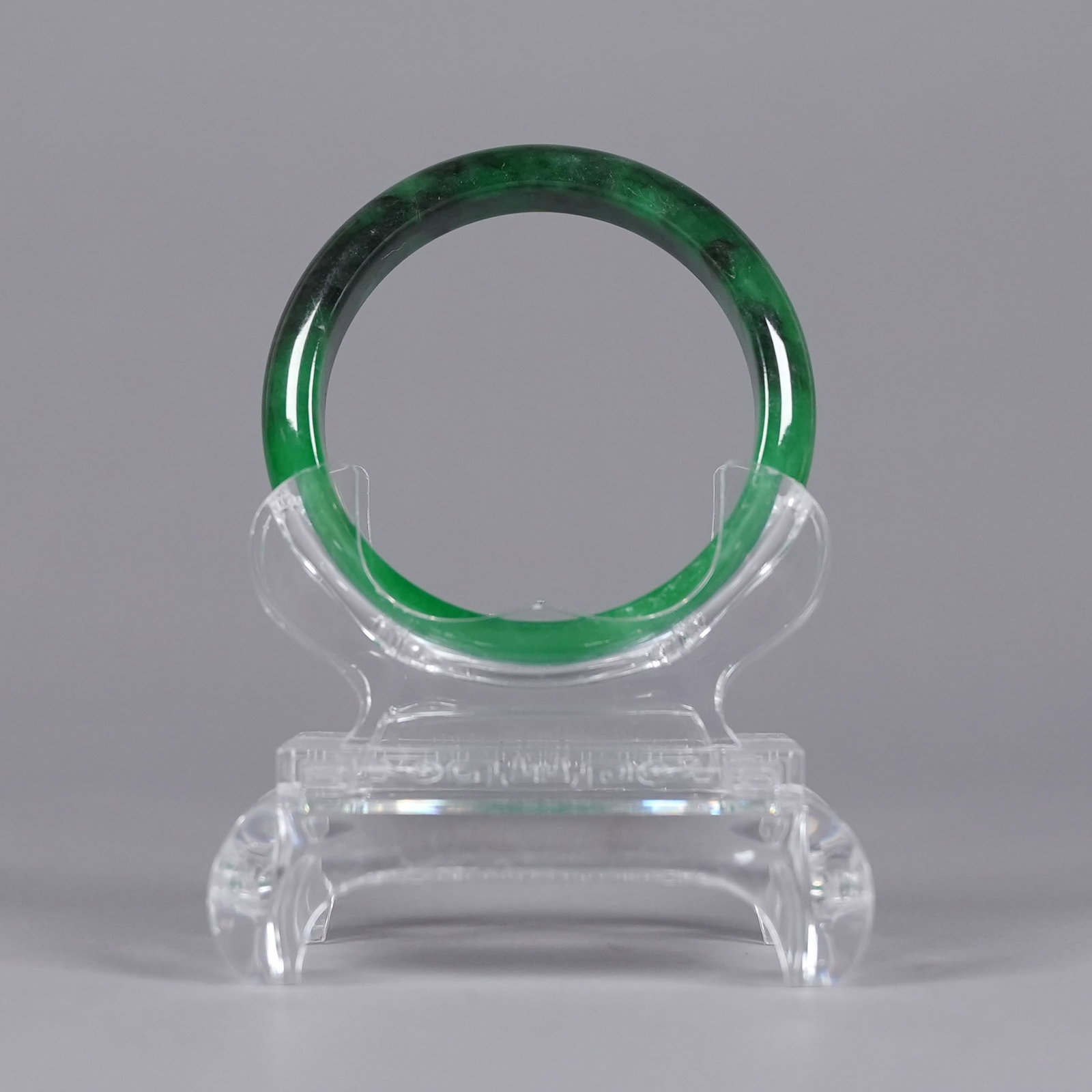Chinese apple green bangle: Chinese apple green bangle. Ungraded. All sales are final.