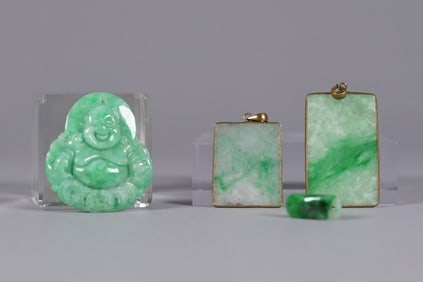Lots Chinese fine jadeite