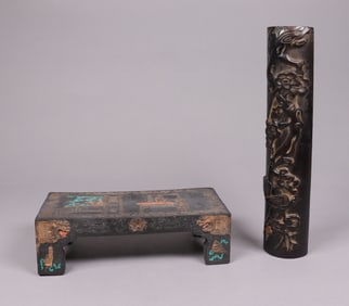 Lots Chinese ink items with calligraphy