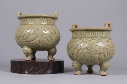 Lots Chinese celadon censer