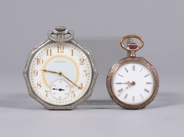2 vintage pocket watch AS IS