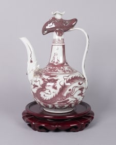Chinese copper red pot