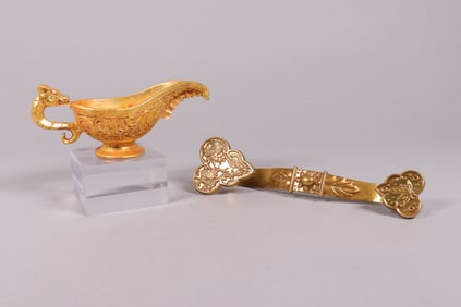 Lots Chinese gilted items