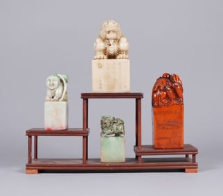 Lots Chinese carved seals
