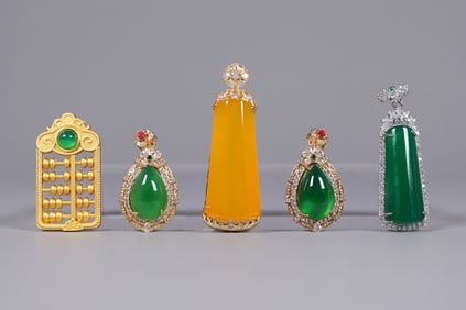 Lots Chinese fine pendants