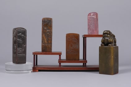 Lots Chinese carved seals