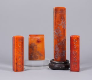 Lots Chinese carved seals