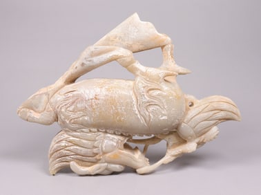 Chinese fine carving damaged