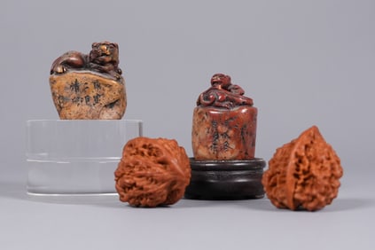 Lots Chinese fine carvings