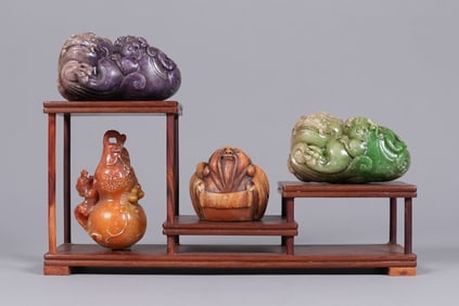 Lots Chinese fine carvings