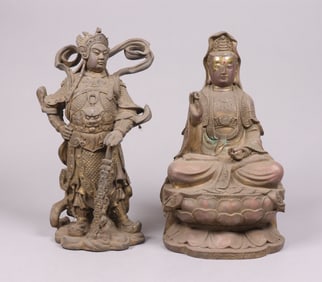 Lots Chinese fine statue