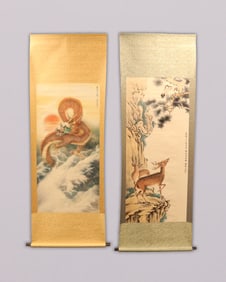 2 Chinese fine scrolls