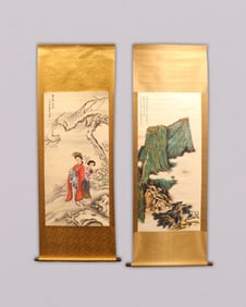 2 Chinese fine scrolls