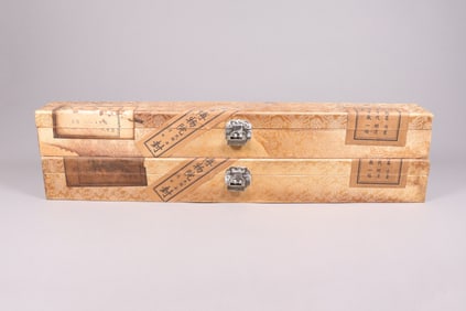 Lots Chinese scrolls in box