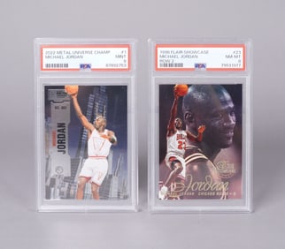 Lots Michael Jordan cards PSA