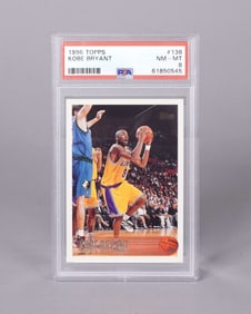 Kobe Bryant rookie cards PSA 8