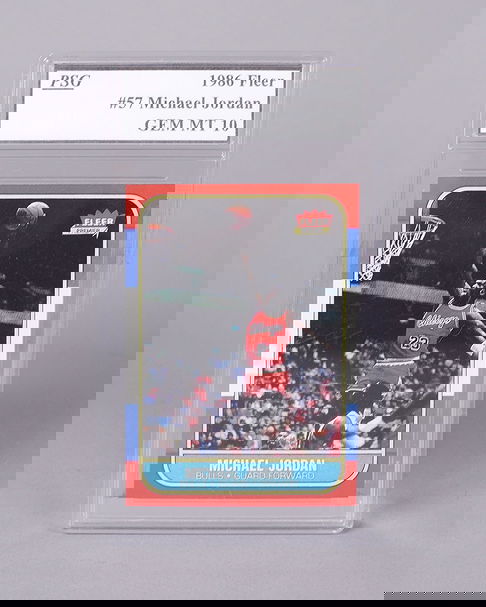 Michael Jordan card in sleeve