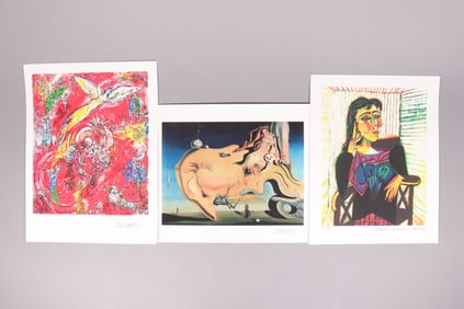 Lots signed lithographs