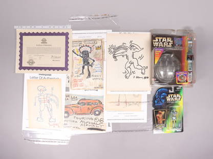 Lots signed lithographs: Lots signed lithographs, signed and Star Wars colelctibles. Condition selling it as is. All sales are final. No return.