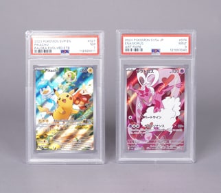 Lots Pokemon cards graded