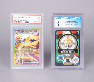 Lots Pokemon cards graded