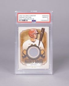 2021 Shohei Ohtani relic PSA 10 rare