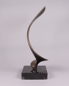 A vintage sculpture damaged