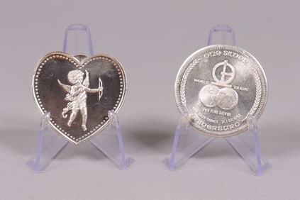 2 fine silver item 2.25 oz