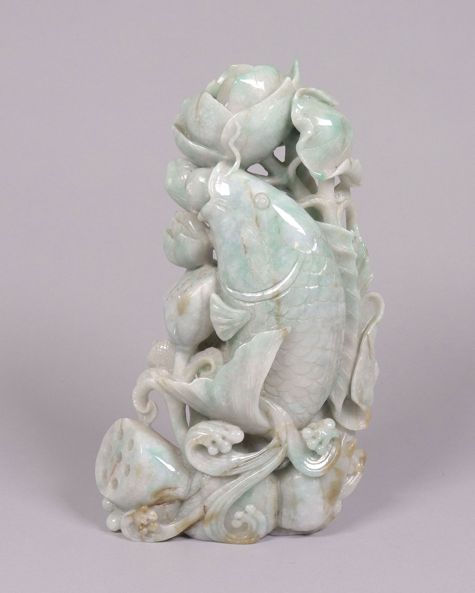 Chinese large jadeite fish boulder (1 of 7)