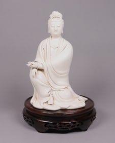 Chinese blanc de chine buddha