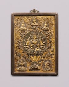 A Tibetan heavy hang plaque