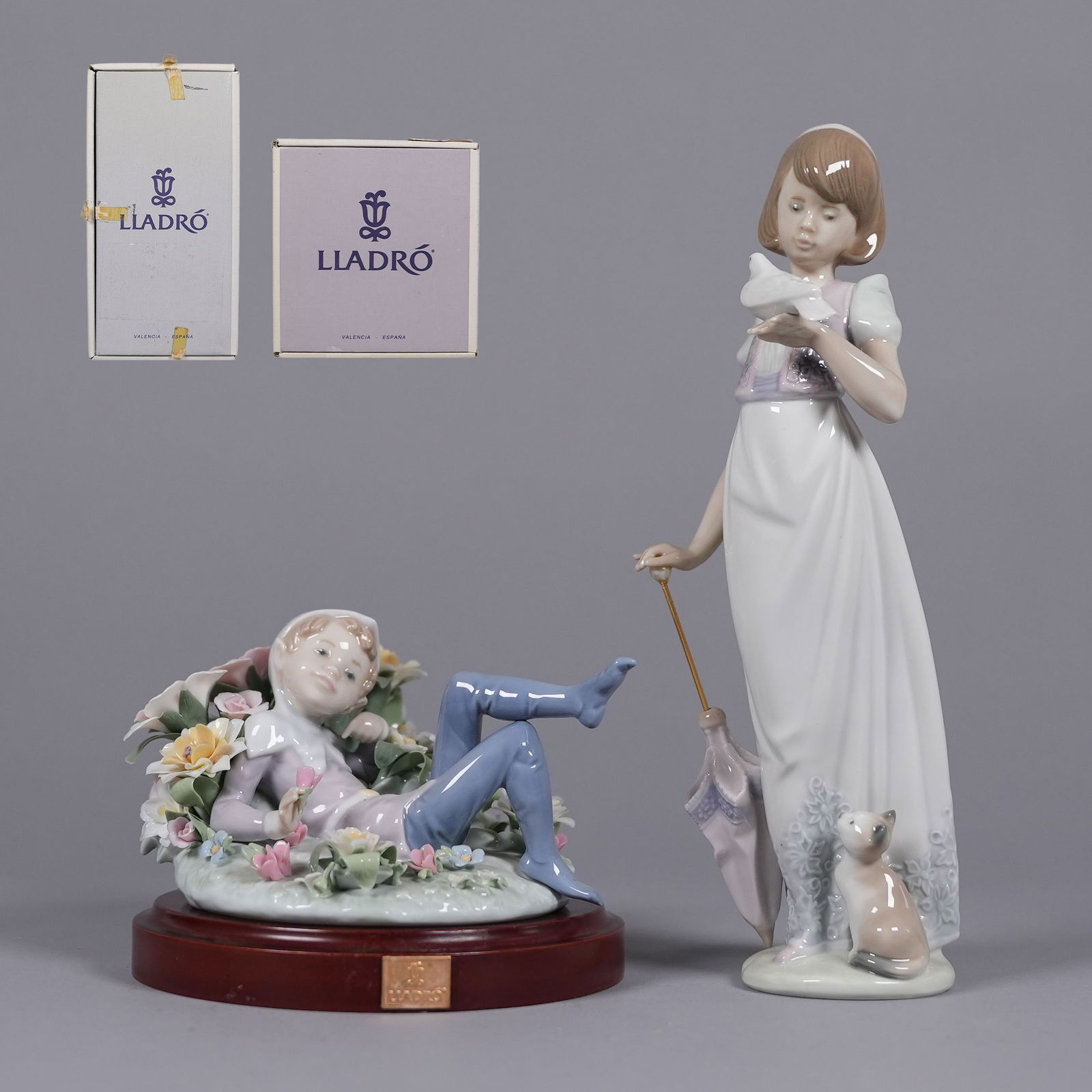 2 Lladro fine figurines with box (1 of 9)