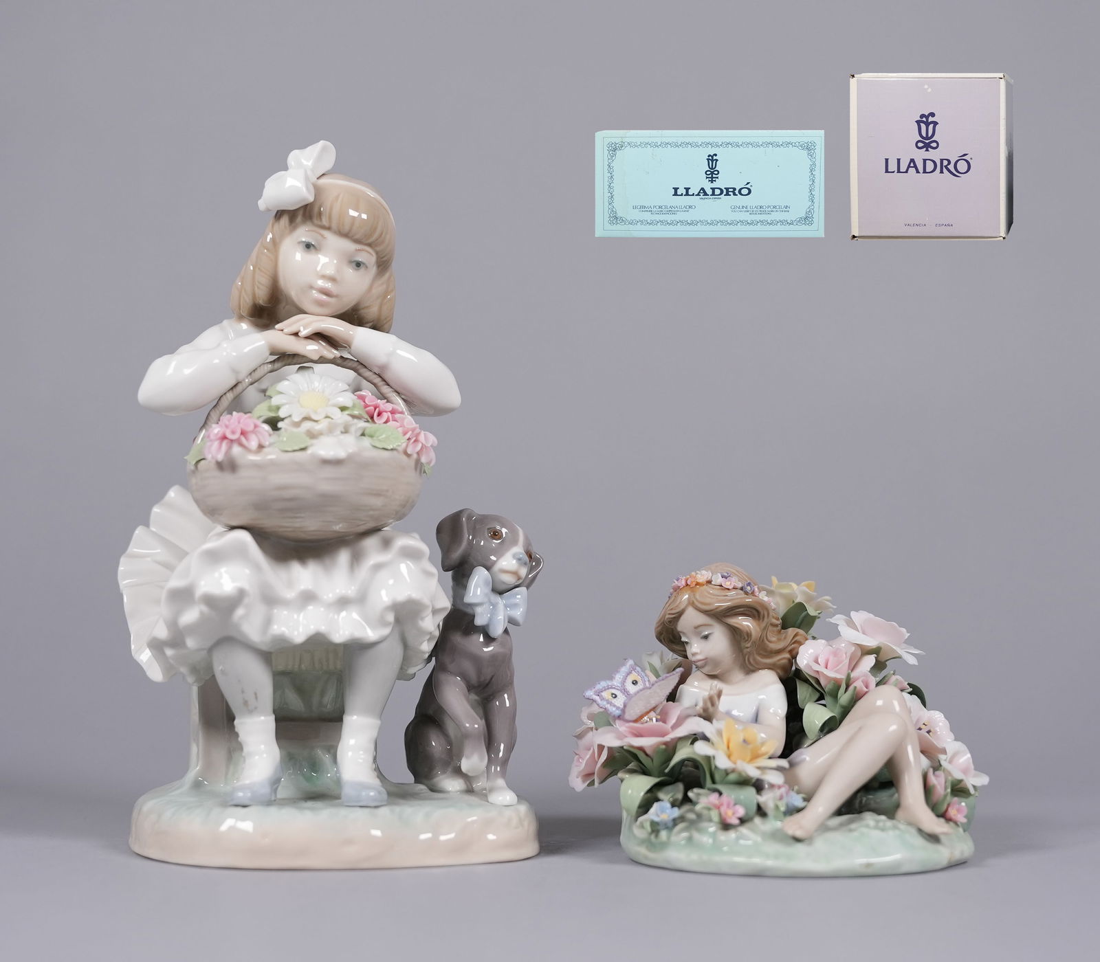 2 Lladro fine figurines with box (1 of 9)