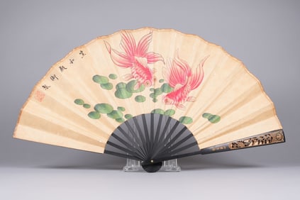 Chinese fan painting
