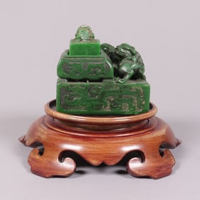 Chinese carved items damaged