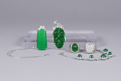 Lots Chinese apple green items