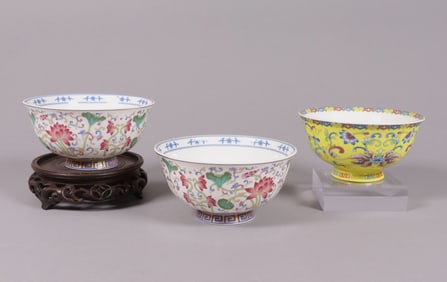 Lots Chinese fine bowls