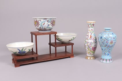 Lots Chinese fancy porcelains