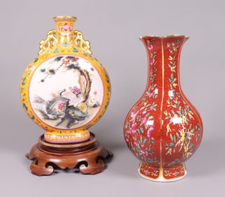 Lots Chinese fancy vase