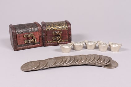 Lots Chinese coins and ingots