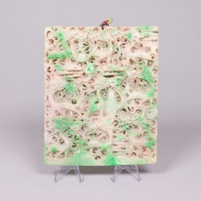 Chinese fine carved large plaque