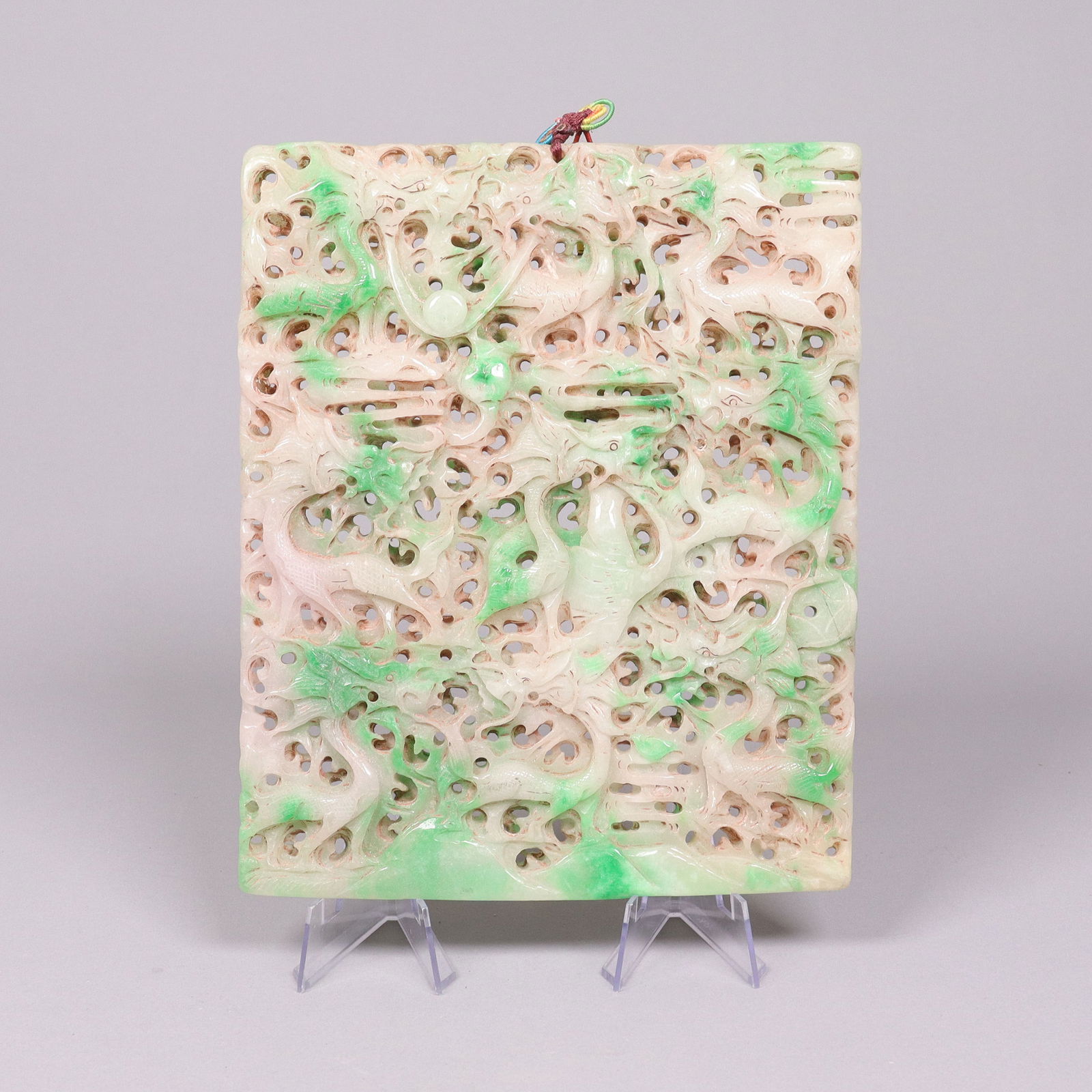 Chinese fine carved large plaque (1 of 7)