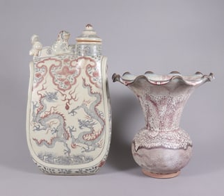 Lots Chinese large vase