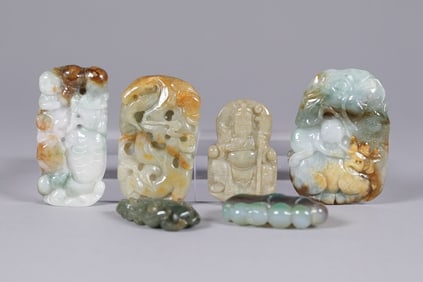 Lots Chinese fine jadeite